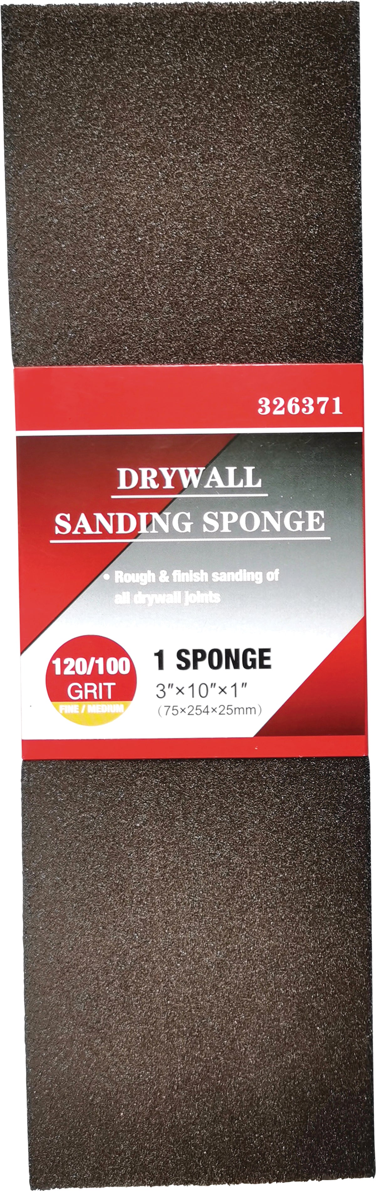 Do it Best Drywall 3 In. x 10 In. x 1 In. Fine/Medium Sanding