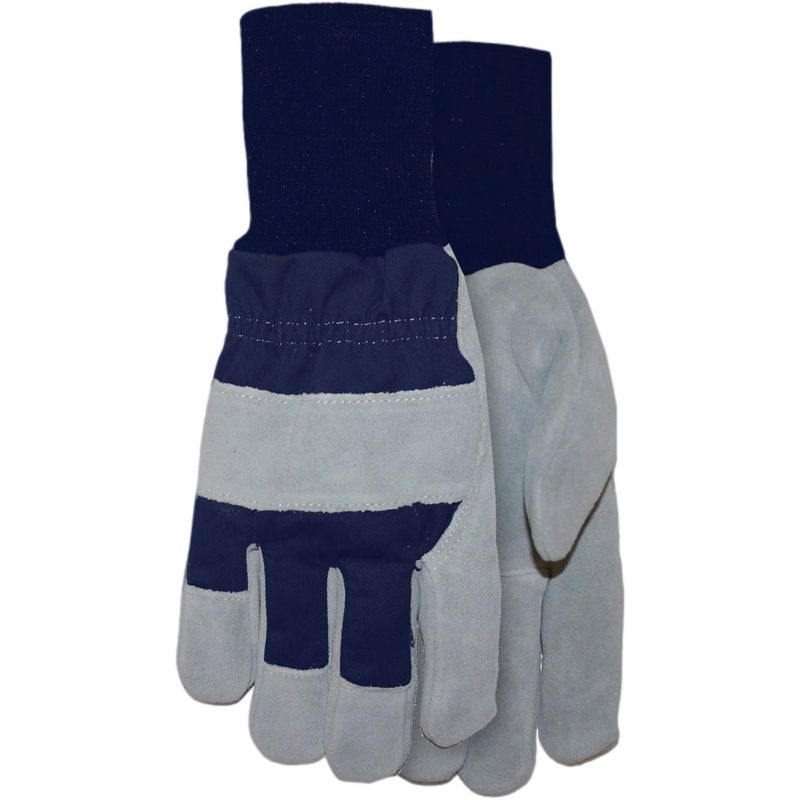 Midwest Gloves &amp; Gear Thinsulate Lined Winter Glove L, Blue &amp; Gray