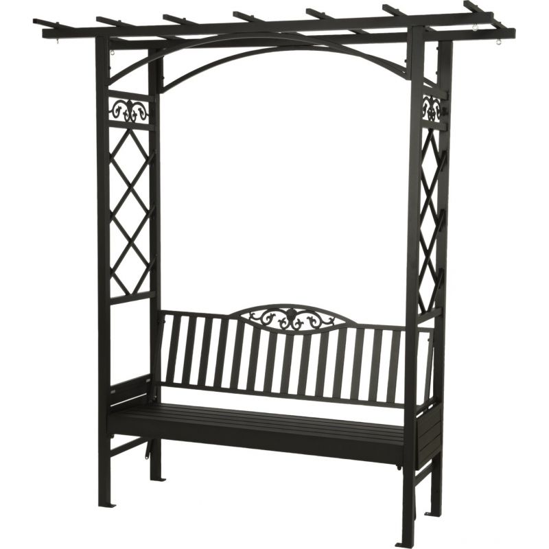 Decoris Garden Furniture Barolo Bench Black