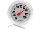 Taylor 6&quot; Dial Outdoor Wall Thermometer White, Black Numbers