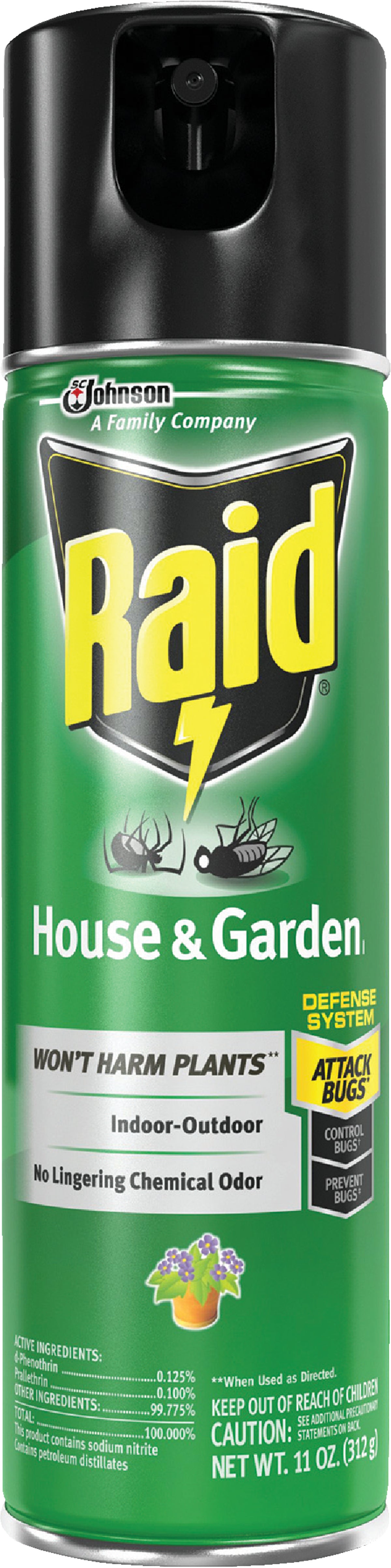 Raid 11 Oz. Aerosol Spray House & Garden Insect Killer - Gillman