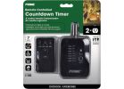Prime Remote Controlled Outdoor Timer Black, 15A