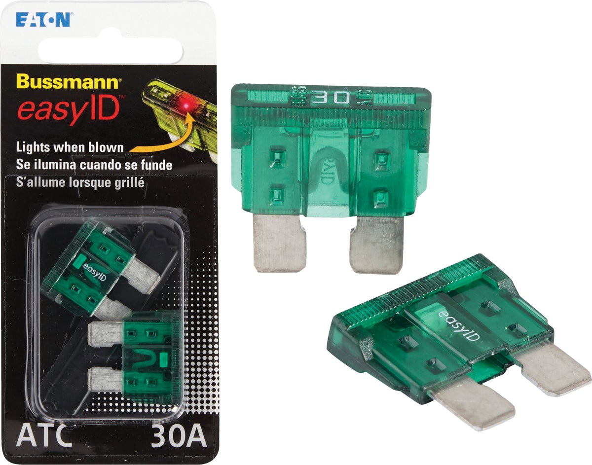 Bussmann BP/ATM-3ID easyID Illuminating Blade Fuse, Pack of 2 
