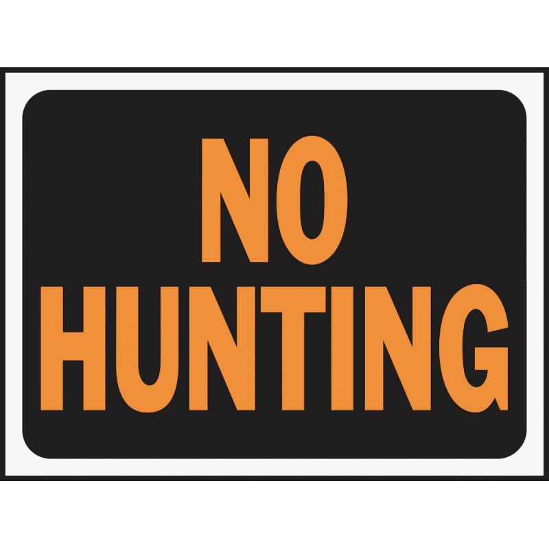 Hy-Ko No Hunting Sign Weatherproof (Pack of 10)