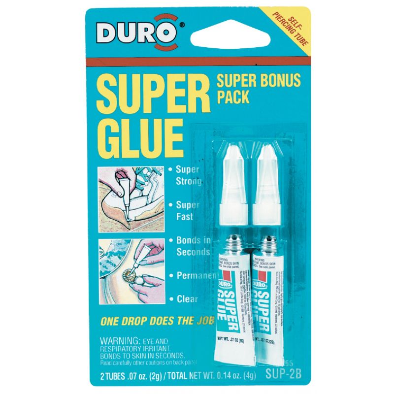 Duro Super Glue 0.07 Oz. (Pack of 12)
