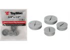 TayMac Weatherproof Outdoor Closure Plug Gray