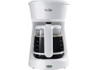 Mr Coffee 12-Cup Simple Brew Switch Coffee Maker 12 Cup, White