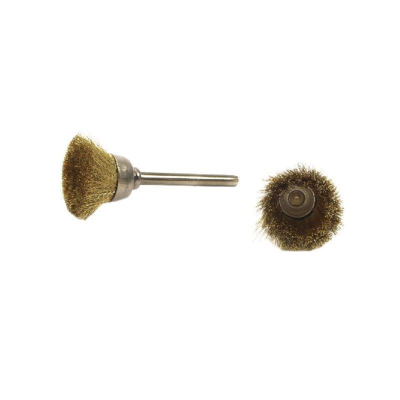Forney 60232 Cup Brush Set, 3/8 in Dia