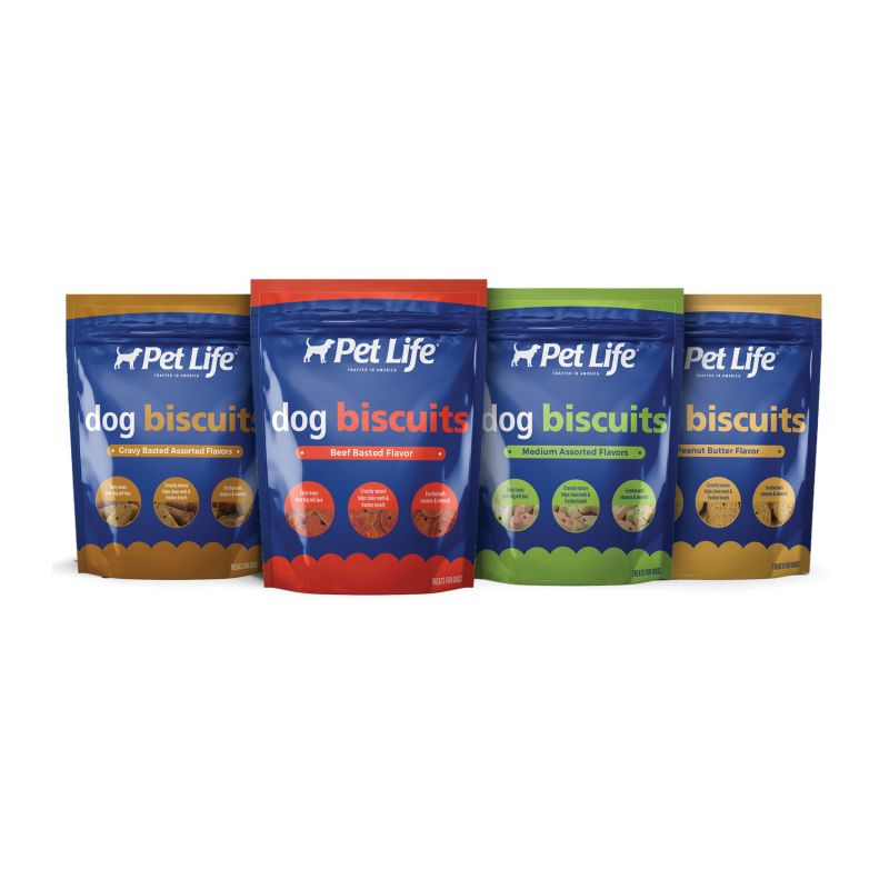 Pet Life 02917 Dog Biscuit, Gravy Basted Assorted Flavor, 6 lb