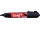 Milwaukee Large Chisel Marker Black (Pack of 12)