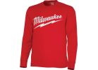 Milwaukee Heavy-Duty Long Sleeve Shirt M, Red