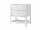 Craft + Main Lawson Series LSWV3022D Vanity Cabinet, 30 in W Cabinet, 21-1/2 in D Cabinet, 34 in H Cabinet, Wood, White White