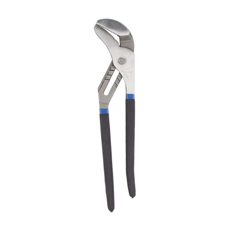 Vulcan JLW5300 Groove Joint Plier, 16 in OAL, 2-1/2 in Jaw, Black &amp; Blue Handle, Non-Slip Handle, 2-1/2 in W Jaw