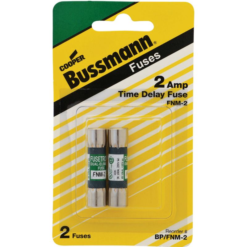 Bussmann Fusetron FNM Cartridge Fuse 2