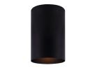 Canarm AGNA IFM1071A04BK Flush Mount Light, 40 W, 1-Lamp, Type A Lamp, Black Fixture, Matte Fixture