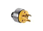 Arrow Hart 2363-BOX Locking Plug, 2 -Pole, 20 A, 125 V, NEMA: NEMA L5-20, Yellow Yellow
