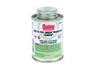 Oatey 30900 Solvent Cement, 4 oz Can, Liquid, Green Green