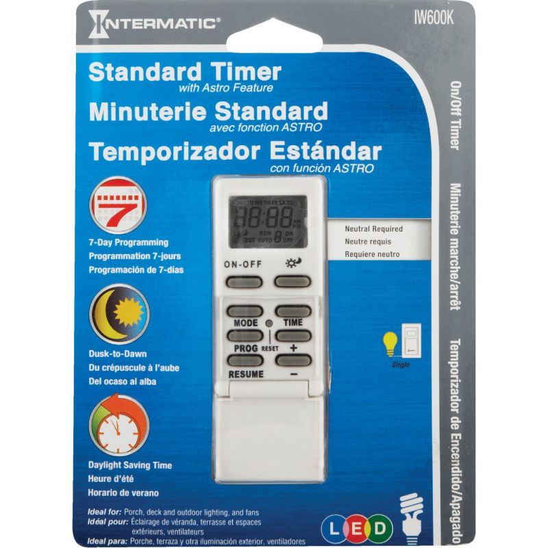 Intermatic Electronic Timer White, 15