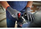 Milwaukee Nitrile Coated Cut Level 5 Work Glove L, Red &amp; Black