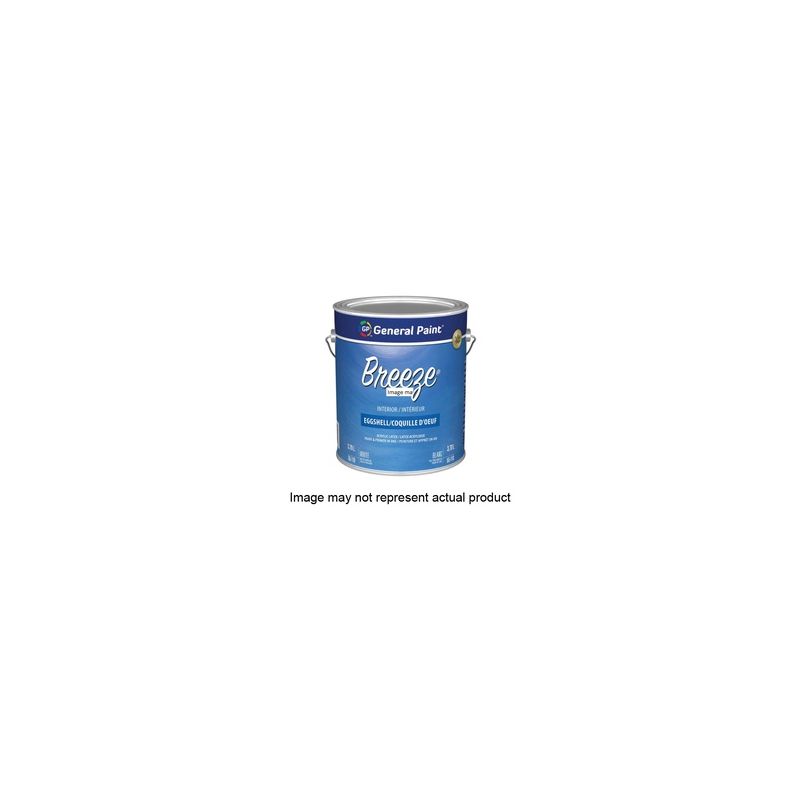 General Paint 55-110-14 Interior Paint, Eggshell Sheen, White, 1 qt, 310 to 420 sq-ft Coverage Area White