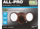 All-Pro 20W LED Dusk-To-Dawn Floodlight Fixture Bronze