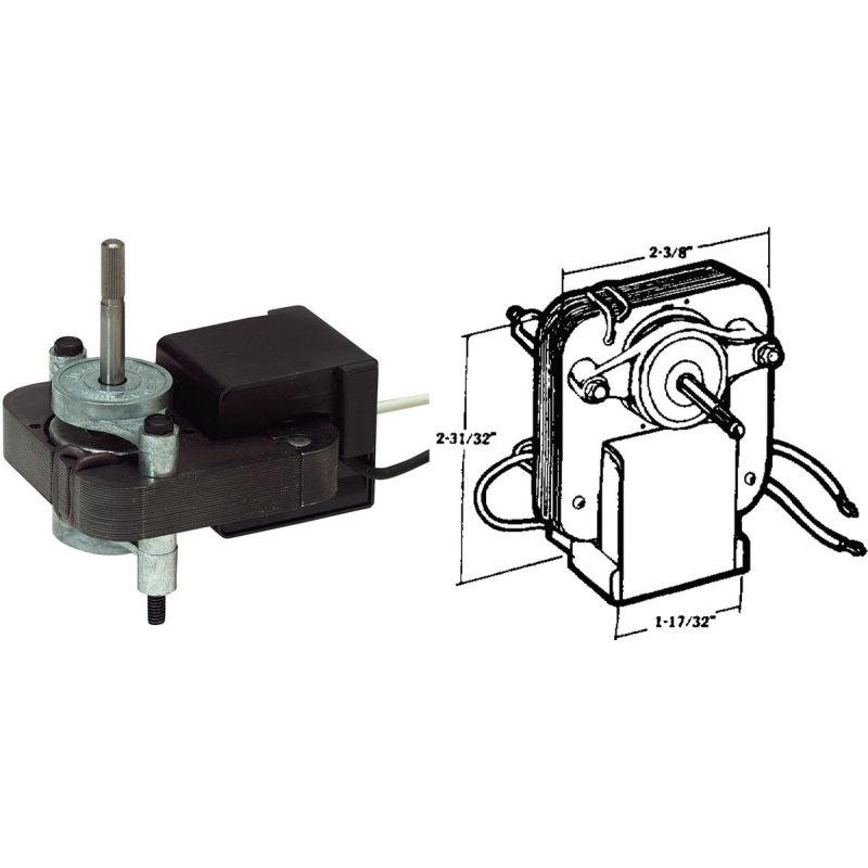 United States Hardware Mobile Home Exhaust Fan Motor