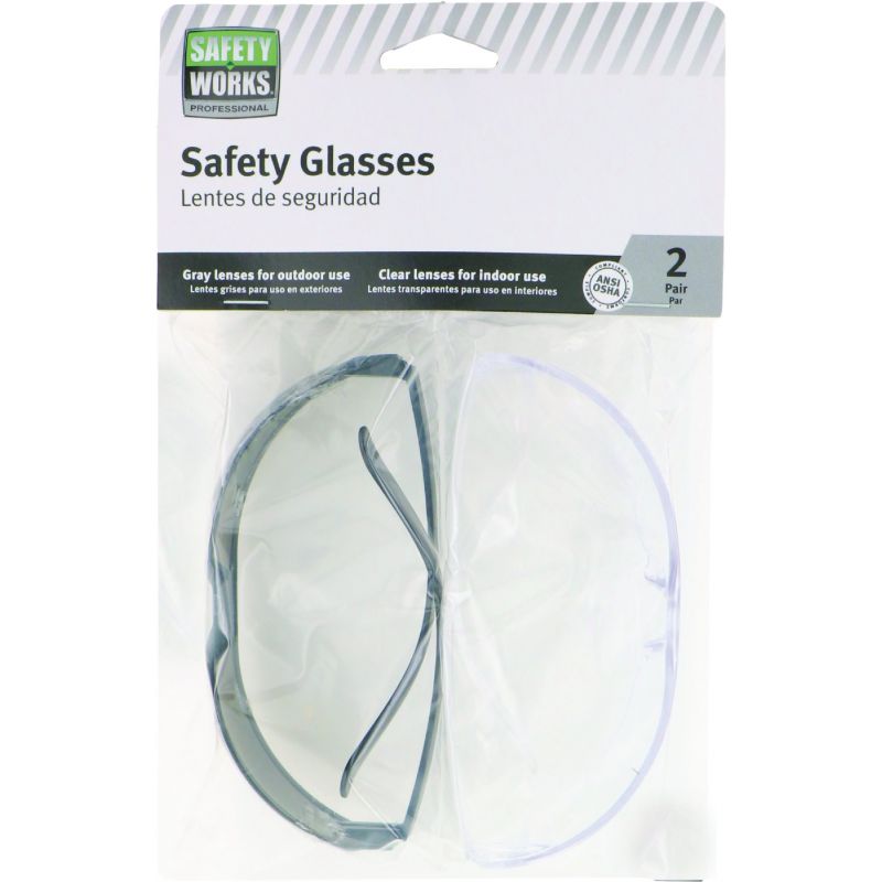Safety Works Anti-Scratch Safety Glasses