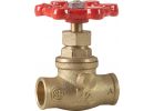 ProLine Cast-Brass Compression Sweat Straight Stop Valve and Waste 1/2&quot; SW