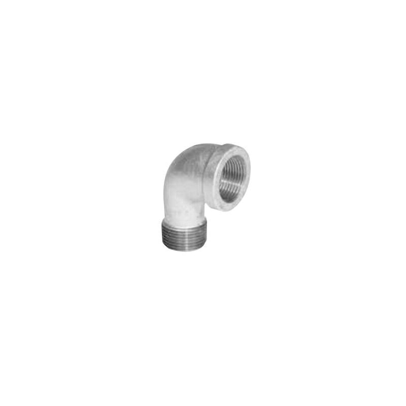 aqua-dynamic 5510-304 Street Pipe Elbow, 3/4 in, MPT x FPT, 90 deg Angle, Malleable Iron, 150 psi Pressure