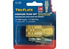 Tru-Flate 1/4&quot; Coupler &amp; Nipple Set Industrial/Milton
