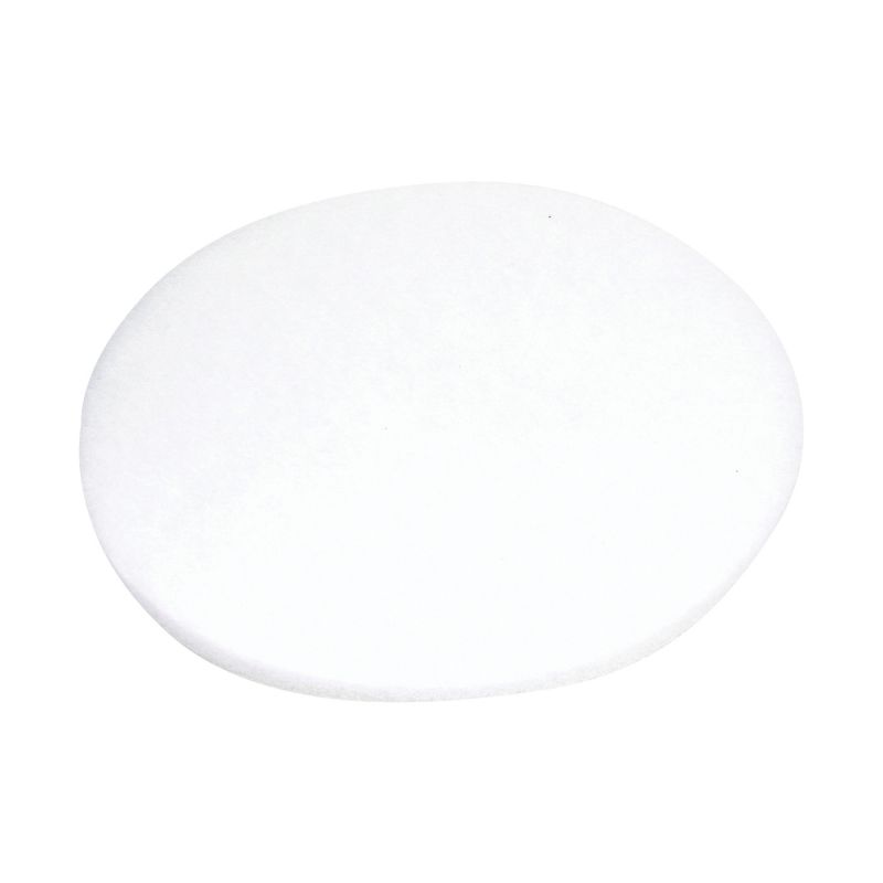 North American Paper 422214 Polishing Pad, White White (Pack of 5)