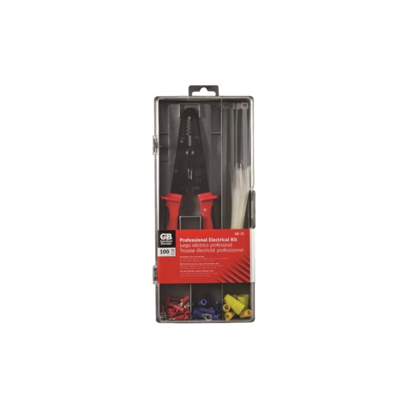 GB GK-35 Terminal and Crimping Tool Kit, 22 to 18 AWG Wire