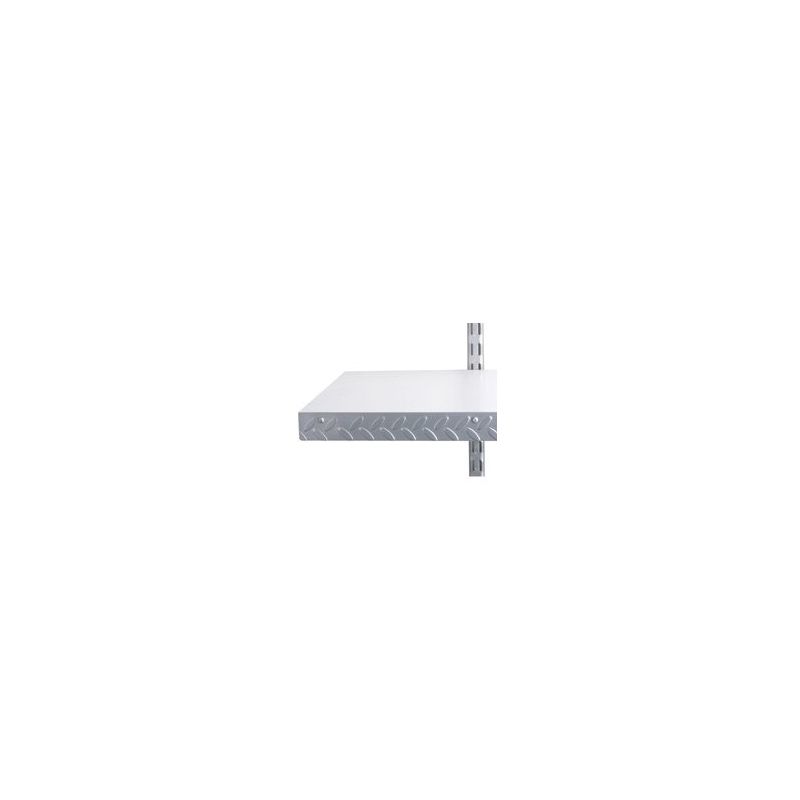 Knape &amp; Vogt 0220-48PM Shelf Edge, Platinum