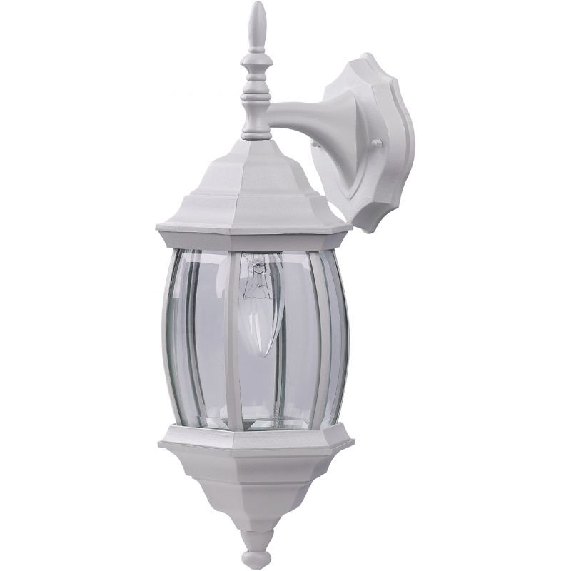 Home Impressions 17 In. Incandescent Twin Pack Outdoor Wall Light Fixture 7&quot; W X 17&quot; H X 8&quot; D