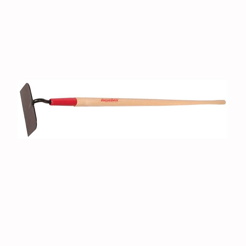 Razor-Back 71112 Cotton Hoe with Wood Handle, 7 in W Blade, 5-1/4 in L Blade, Steel Blade, Beveled Blade 5-1/4 In