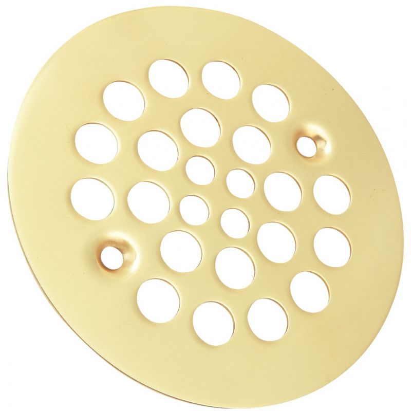 Do it Polished Brass Shower Drain Strainer 4-1/4 In.