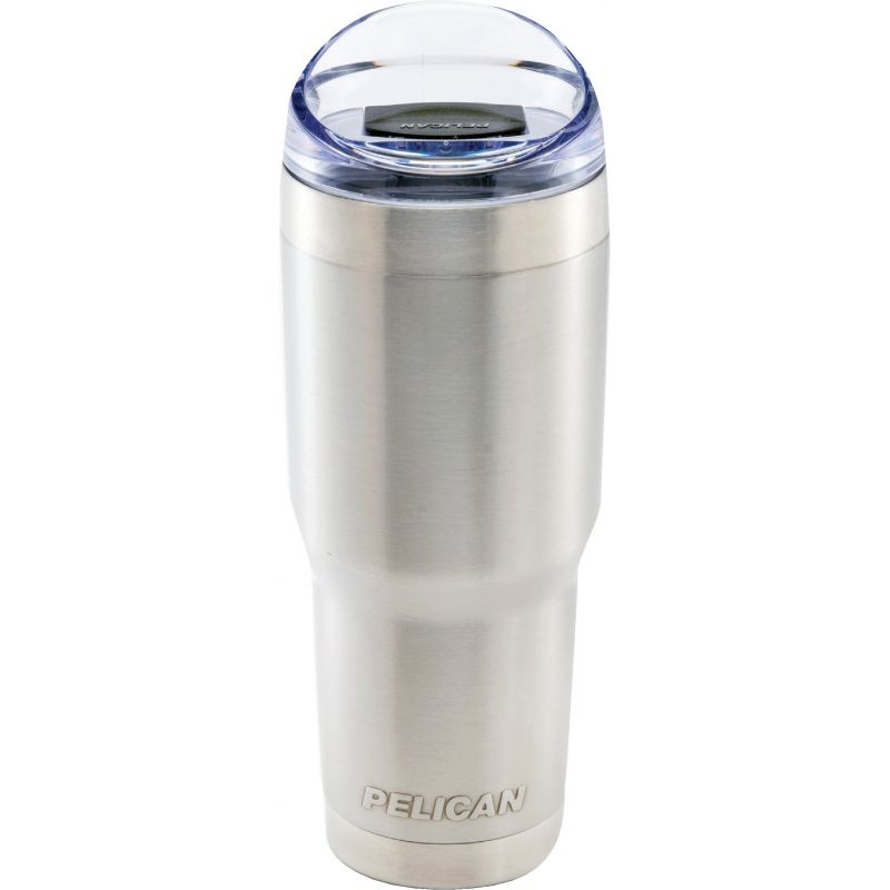 Pelican Traveler Insulated Tumbler With Slide Closure 32 Oz., Silver