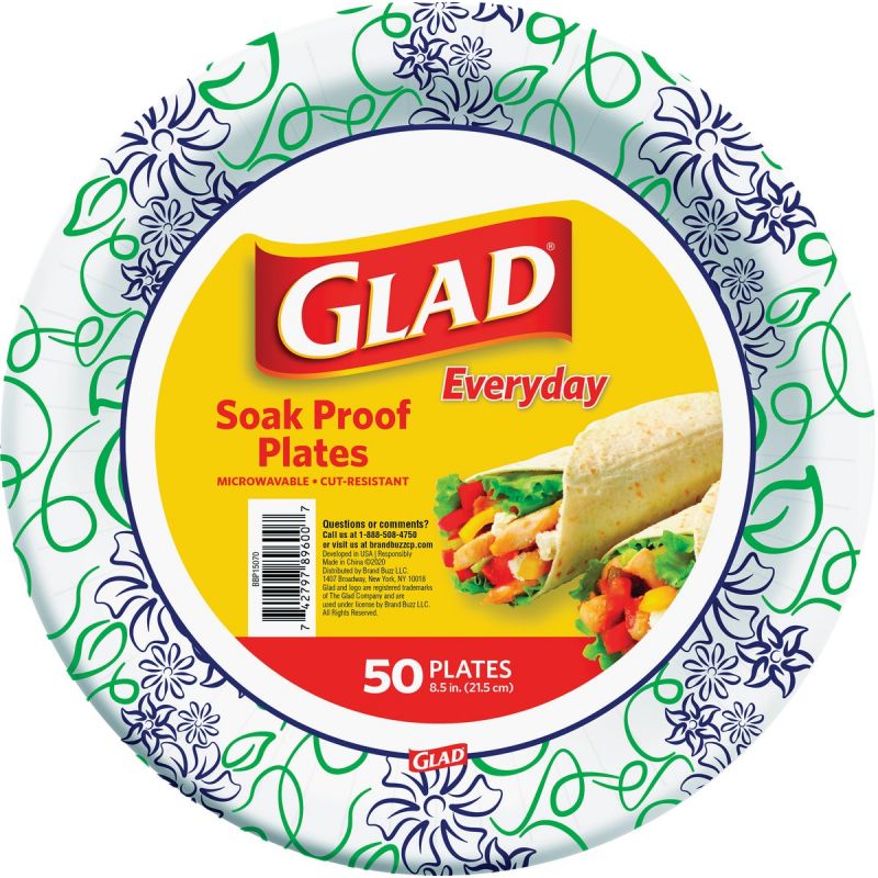 Glad Everyday Paper Disposable Plates
