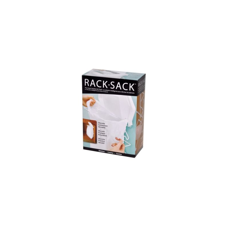 Polyethics Rack Sack 50141 Garbage Bag, White White
