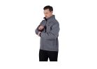 Milwaukee M12 TOUGHSHELL 204G-21-2XL Heated Jacket, 2XL, Men&#039;s, Fits to Chest Size: 46 to 48 in, Polyester/Spandex 2XL, Gray