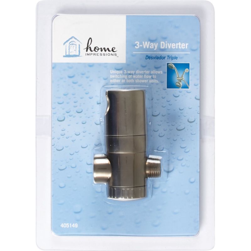 Home Impressions 3-Way Shower Diverter