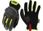 Mechanix Wear FastFit Hi-Vis Men&#039;s Work Glove XL, Black &amp; Hi Vis Yellow