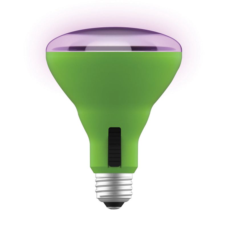 Feit Electric BR30ADJ/GRW/LED/HDRP Indoor Greenhouse Plant Grow LED Light Bulb, 120 V, LED Lamp, 680, Green Green