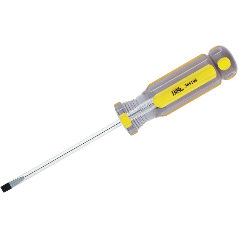 Do it Best Slotted Screwdriver 3/16 In., 4 In.