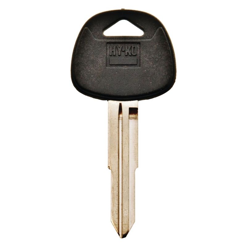 Hy-Ko 12005HY14 Automotive Key Blank, Brass/Plastic, Nickel, For: Hyundai Vehicle Locks Black