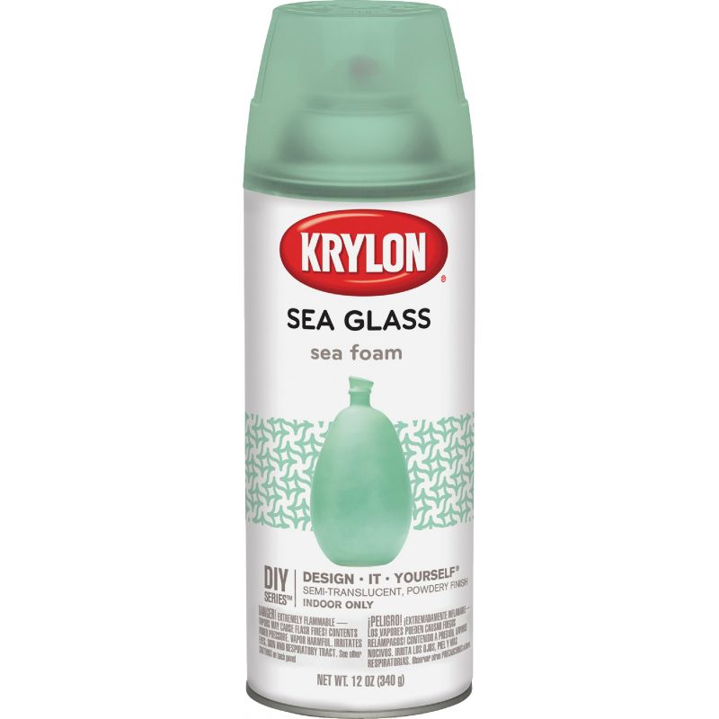Krylon Sea Glass Finish Spray Paint Sea Foam, 12 Oz.