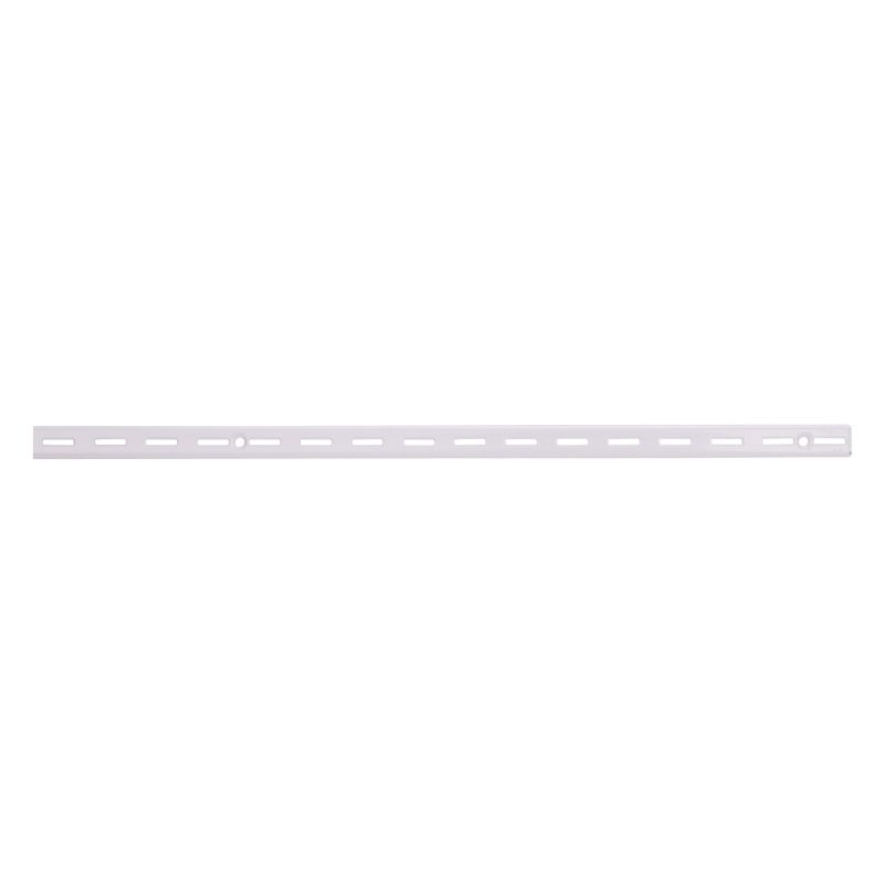 ProSource 25213PHL Shelf Standard, 2 mm Thick Material, 5/8 in W, 48 in H, Steel, White White
