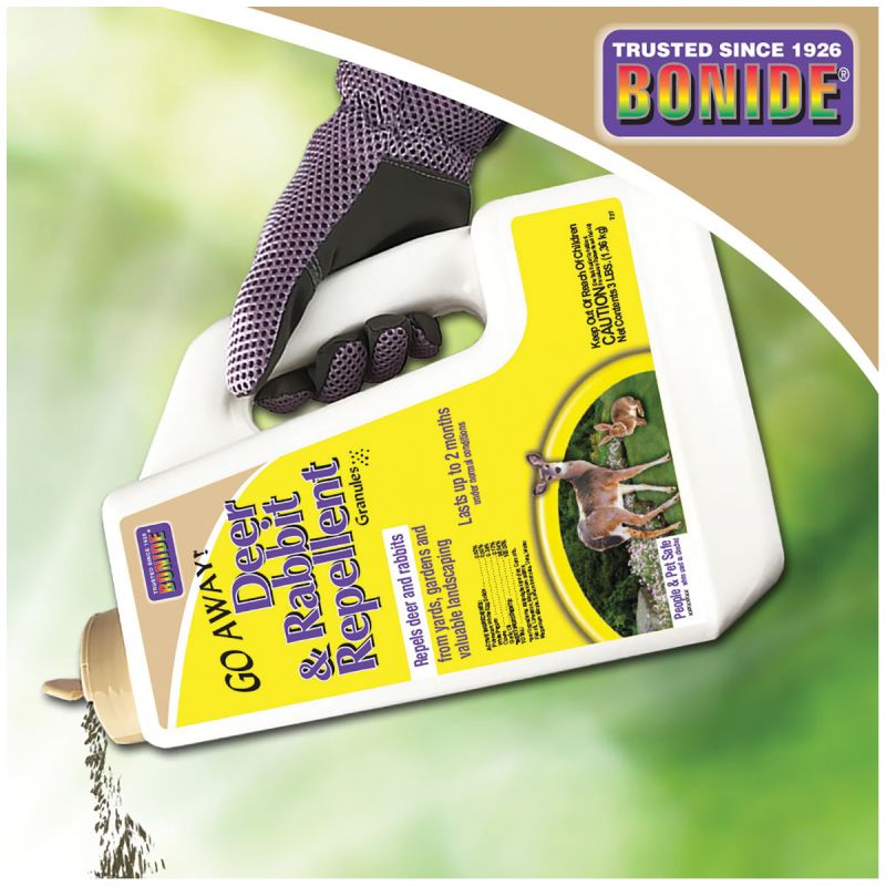 Bonide Go Away 227 Deer and Rabbit Repellent Jug Gray/Tan