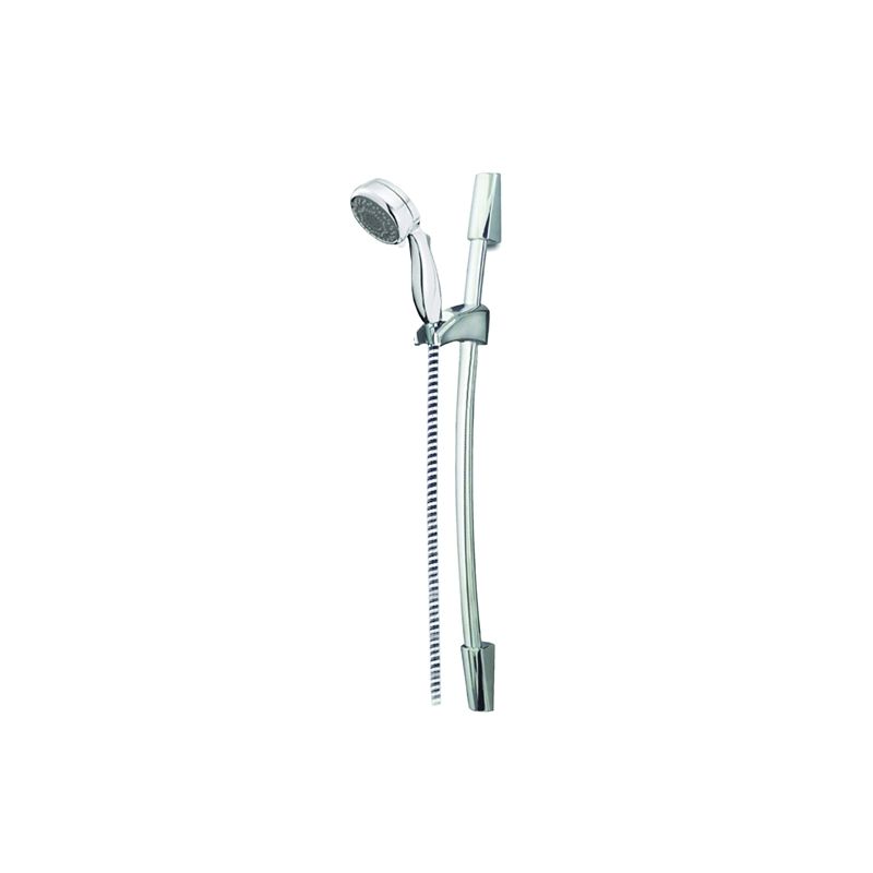 DELTA 75800140 Wall Bar Hand Shower, 1/2 in Connection, 2.5 gpm, 7-Spray Function, Chrome, 72 in L Hose