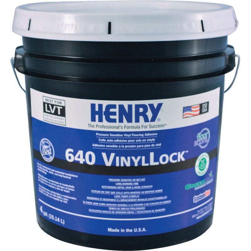 Henry 640 VinylLock Vinyl Floor Adhesive 4 Gal.